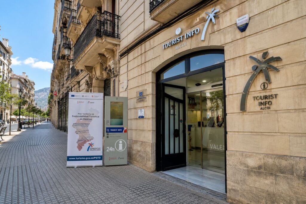 Instalaciones de la Tourist Info en Alcoy.